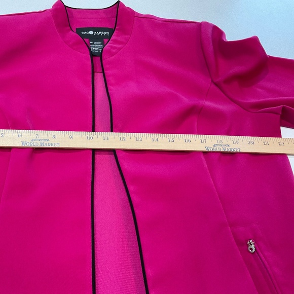 Sag Harbor women’s hot pink size 18 jacket - Picture 1 of 7